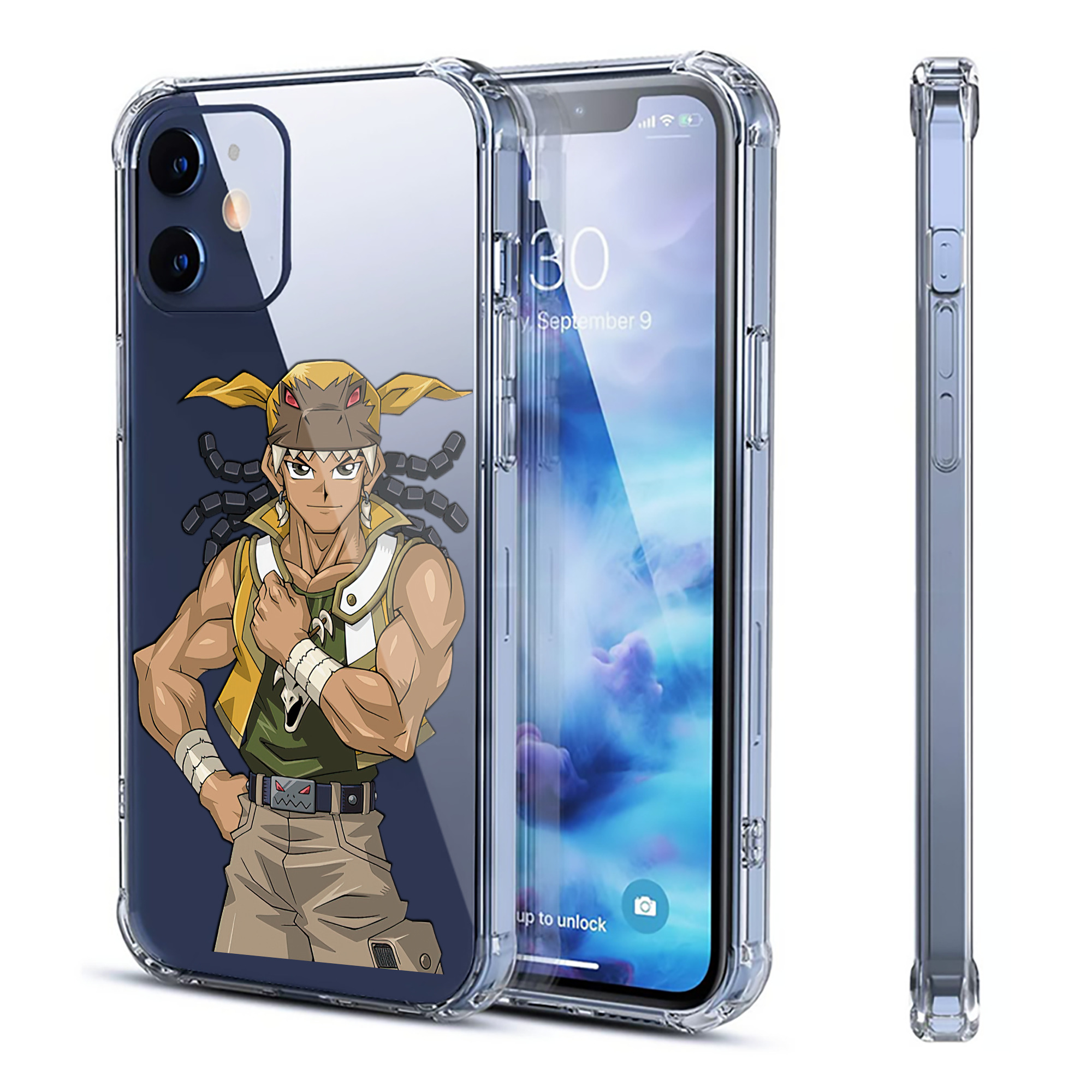 （画像用） 遊☆戯☆王 Yu-Gi-Oh! 【iPhone 12シリーズ対応】透明スマホケース（クリアソフトケース）